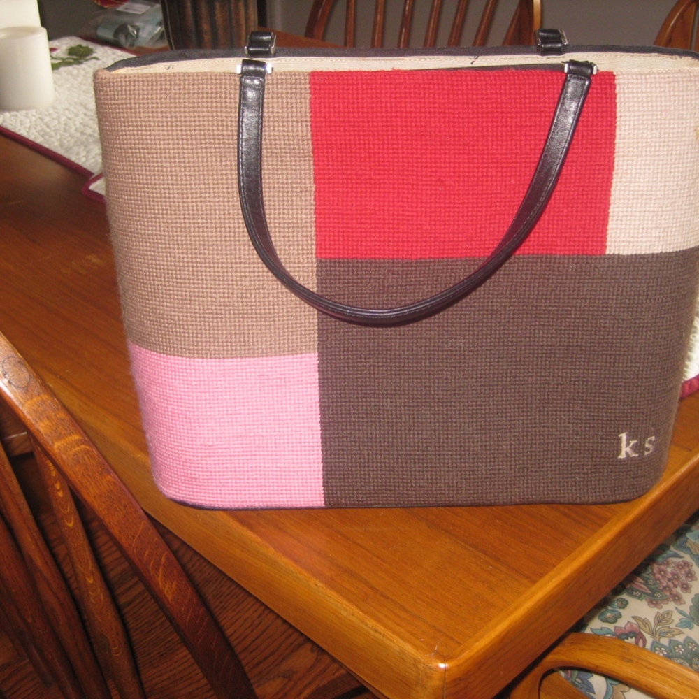 Kate Spade Lenore Gabardine  Needlepoint
